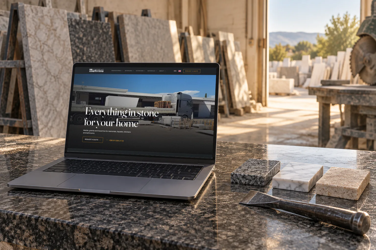 The Markvinia website